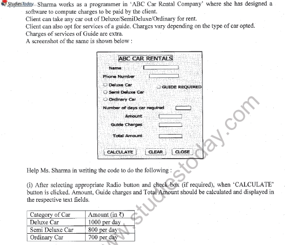 CBSE Class 11 Informatics Practices Question Paper Set J Solved